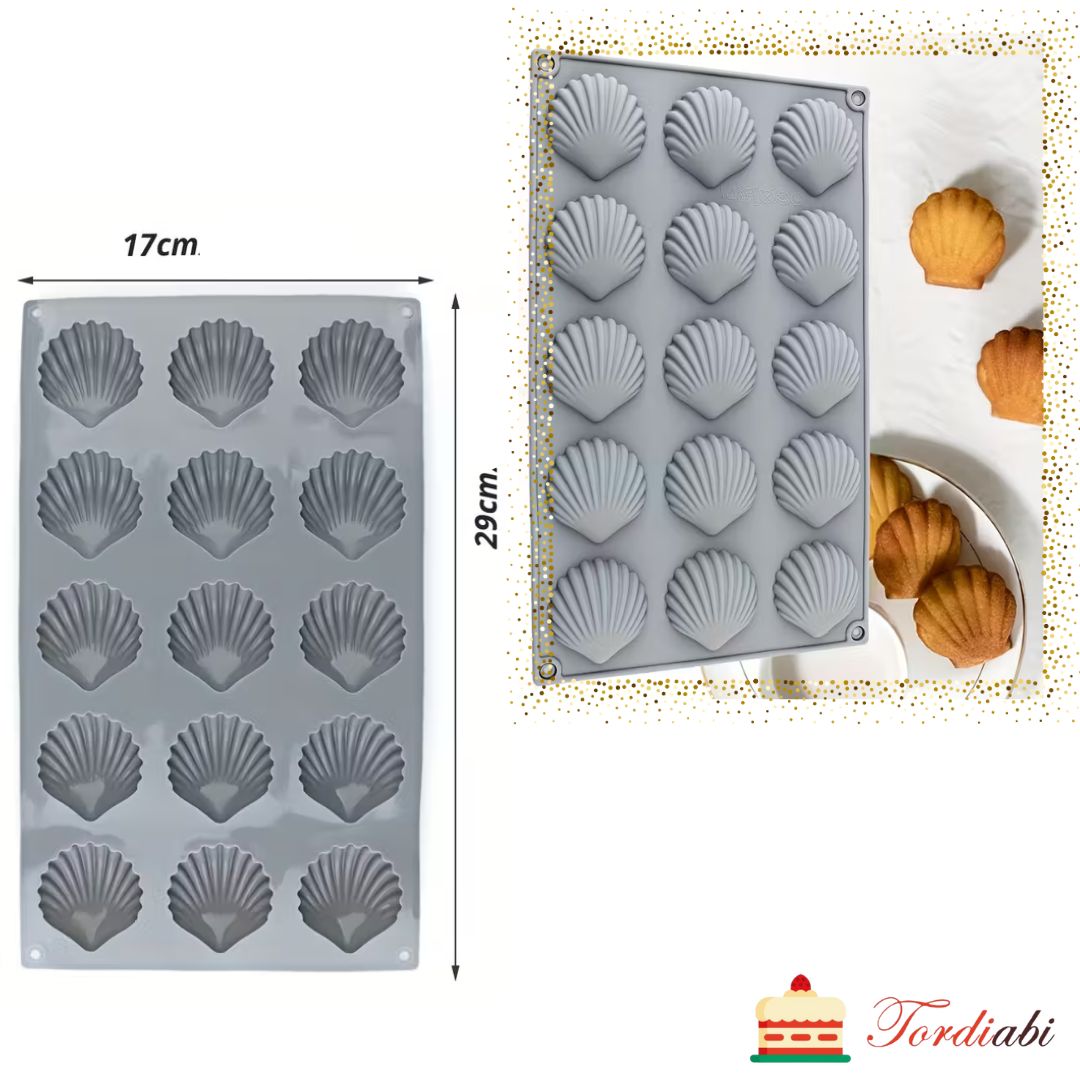 Tordiabi silikoonvorm madlene küpsise küpsetusvorm