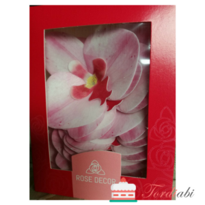 Tordiabi vahvlikaunistus roosa orhidee