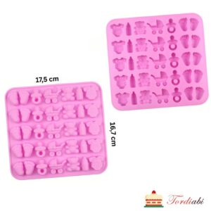 Tordiabi silikoonvorm katsikuteemaline kommivorm