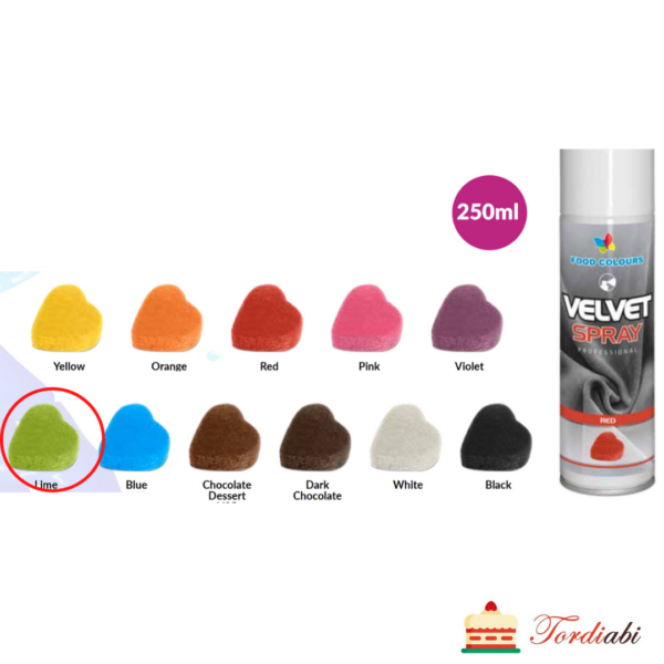 Tordiabi laimiroheline velvet spray