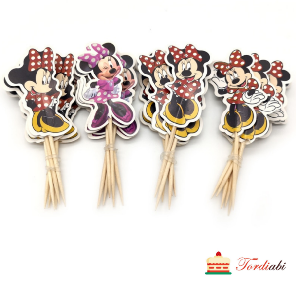 Tordiabi Minnie topperid 12tk