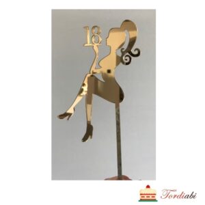 Tordiabi kuldne topper istuv naine 18