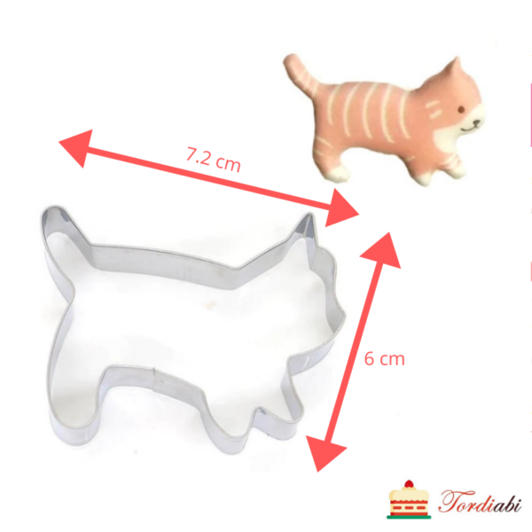 Tordiabi kõndiv kass metallvorm