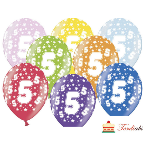 Tordiabi õhupallid number viis