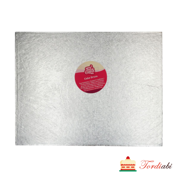 Tordiabi hõbedane tordialus paksusega 12 mm 45 x 35 FunCakes