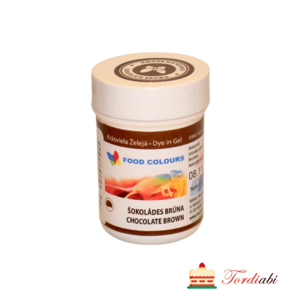 Tordiabi chocolate brown toiduvärv geel