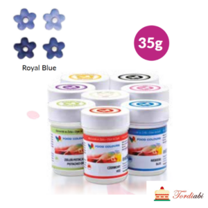 Tordiabi sinine geel-toiduvärv Royal Blue