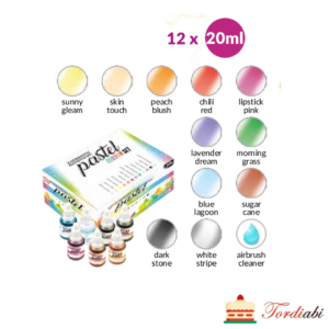Tordiabi pastelsed vedelad toiduvärvid