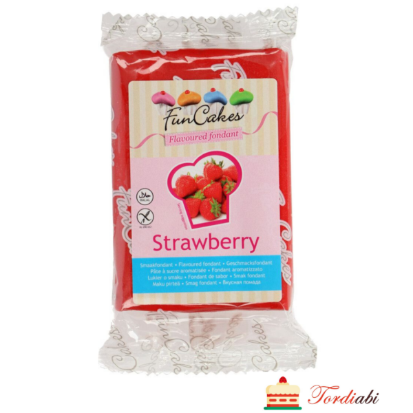 Tordiabi maasikamaitseline punane suhkrumass