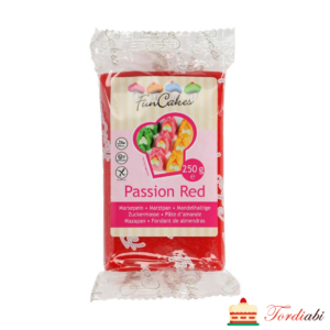 Tordiabi punane martsipan passion red FunCakes