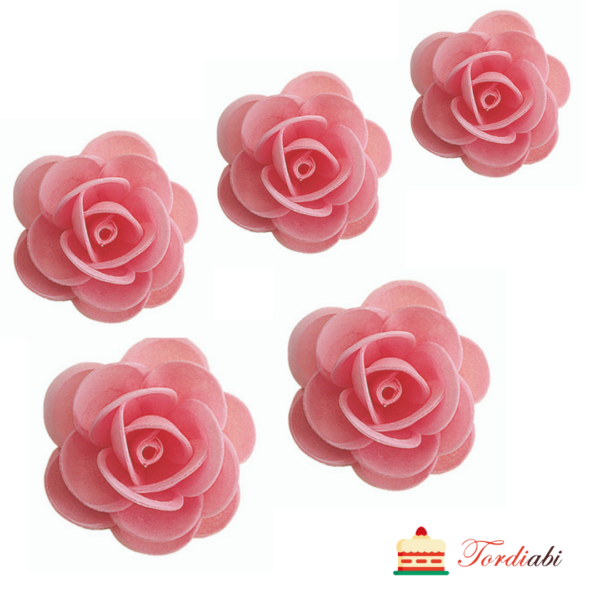 Tordiabi vahvlidekoor 5 roosat roosi
