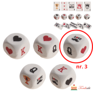 Tordiabi suhkrudekoor täring nr 3