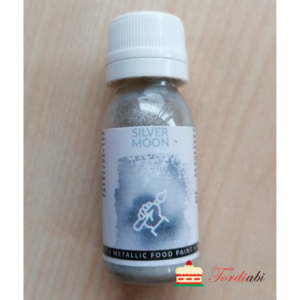 Tordiabi toiduvärv metallik hõbe 18ml