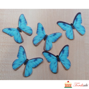Tordiabi vahvlidekoor sinised liblikad