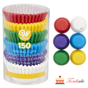 Tordiabi mini muffinivormid värvilised wilton