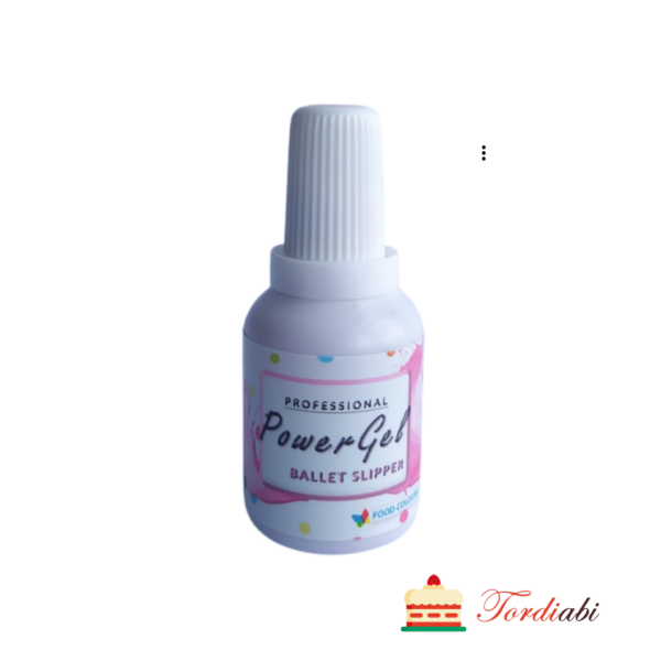 Tordiabi roosa toiduvärv ballet slipper powergel professional