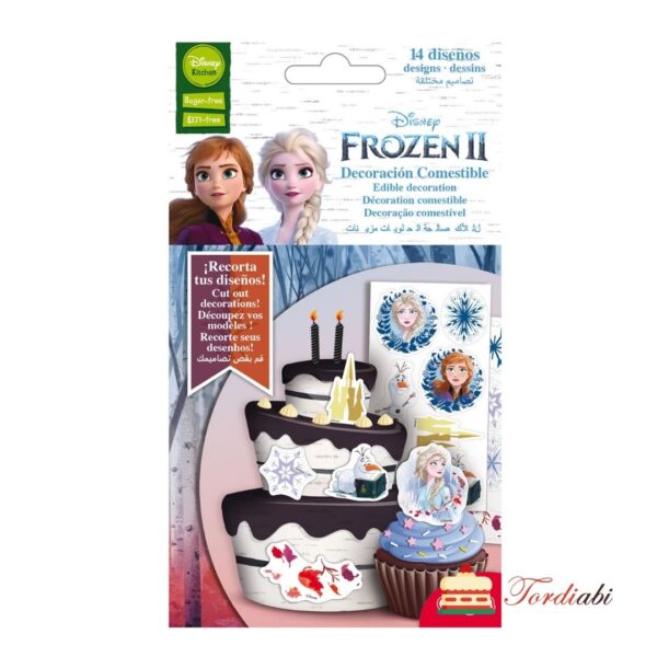 Tordiabi Frozen söödavad logod tordile