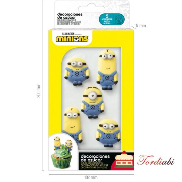 Tordiabi minionid suhkrudekoor mõõdud