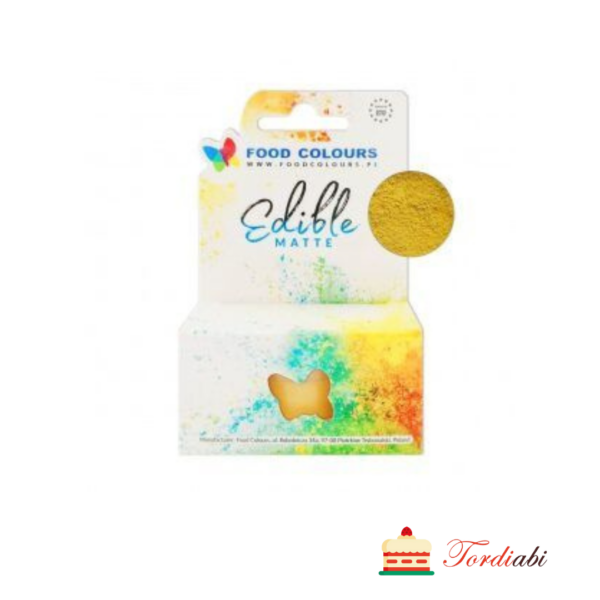 Tordiabi toiduvärv sunny yellow matt pulber