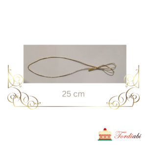 Tordiabi elastne kuldne pael 25 cm