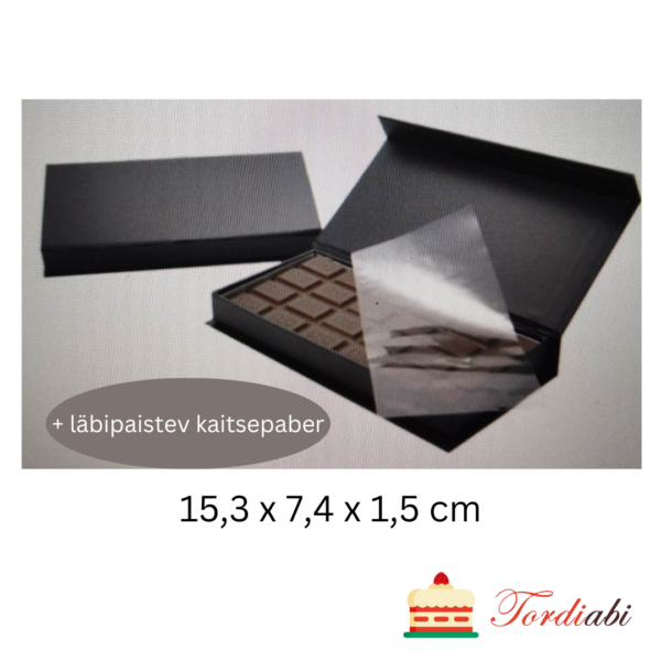 Tordiabi must šokolaaditahvli karp magnetiga
