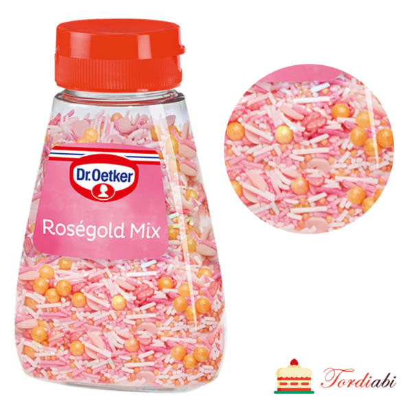 Tordiabi suhkrupuiste rosegold mix
