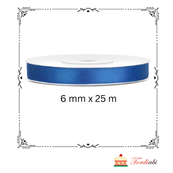 Tordiabi tumesinine royal blue satiinist pael 6 mm