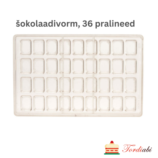 Tordiabi šokolaadivorm 36 pralineed