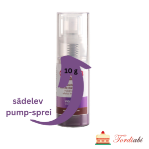 Tordiabi lilla sädelev pulber sprei