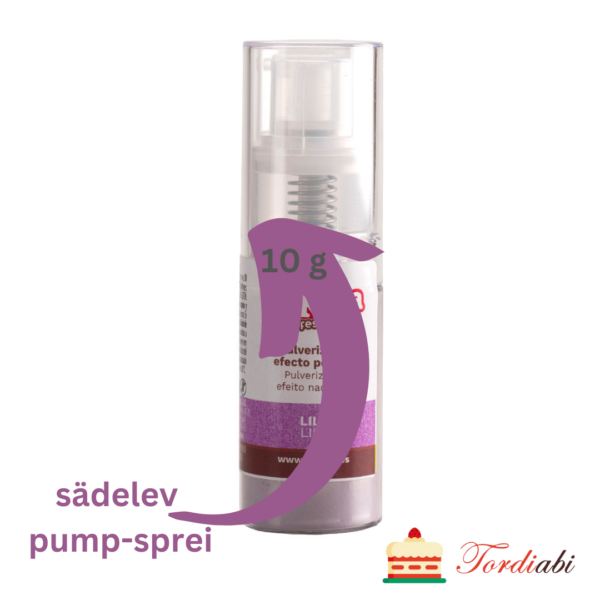 Tordiabi roosakas-lilla sädelev pump-sprei