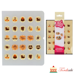 Tordiabi Halloweeni šokolaadilogod FunCakes