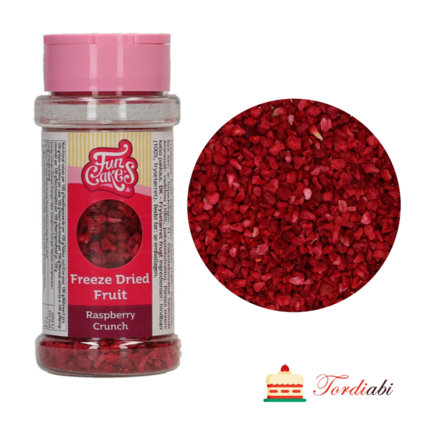 Tordiabi külmkuivatatud vaarika tükid 12 g FunCakes