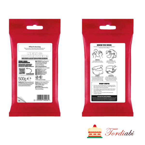Tordiabi valge suhkrumass renshaw 500 g