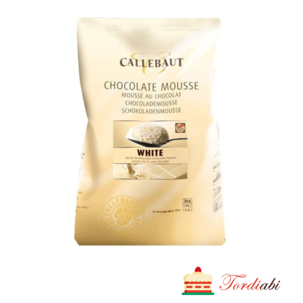 Tordiabi callebaut valge šokolaadi mousse 800g