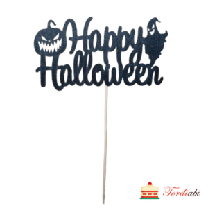 Halloweeni tordi topper HAPPY HALLOWEEN