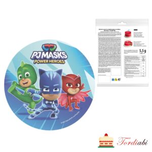 Tordiabi PJ Masks vahvlipilt tordile