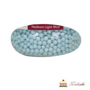 Tordiabi helesinised suhkrupärlid 5 mm funcakes