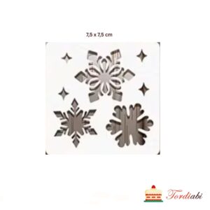 Tordiabi sabloon kolme lumehelbega