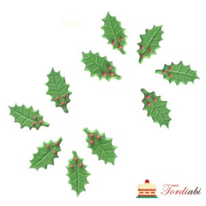 Tordiabi suhkrudekoor jõululehed 10 tk