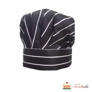 Tordiabi tekstiilist triibuline kokamüts