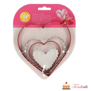 Tordiabi metallvornid südamed südame vormid wilton