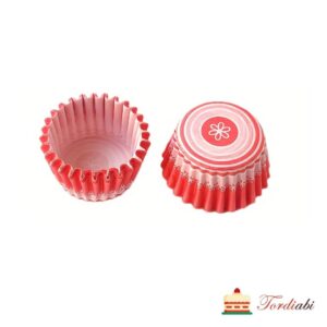 Tordiabi punased minimuffini vormid pitsilise servaga