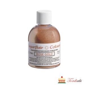 Tordiabi roosakas suhkrupuru rose gold kaunistamiseks