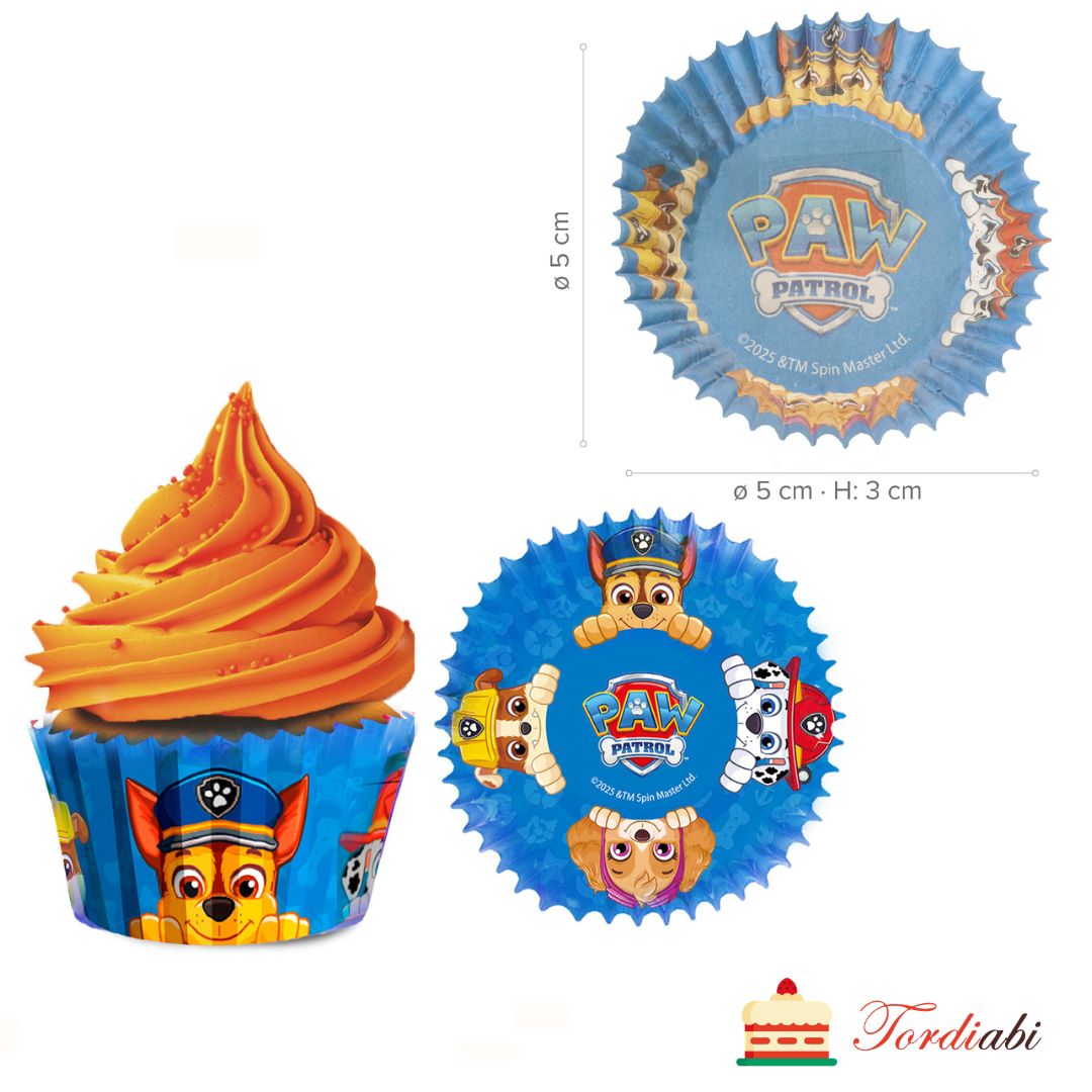 Tordiabi paw patrol käpapatrullid muffinivormid 25 tk