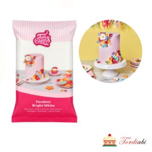 Funcakes BRIGHT WHITE suhkrumass